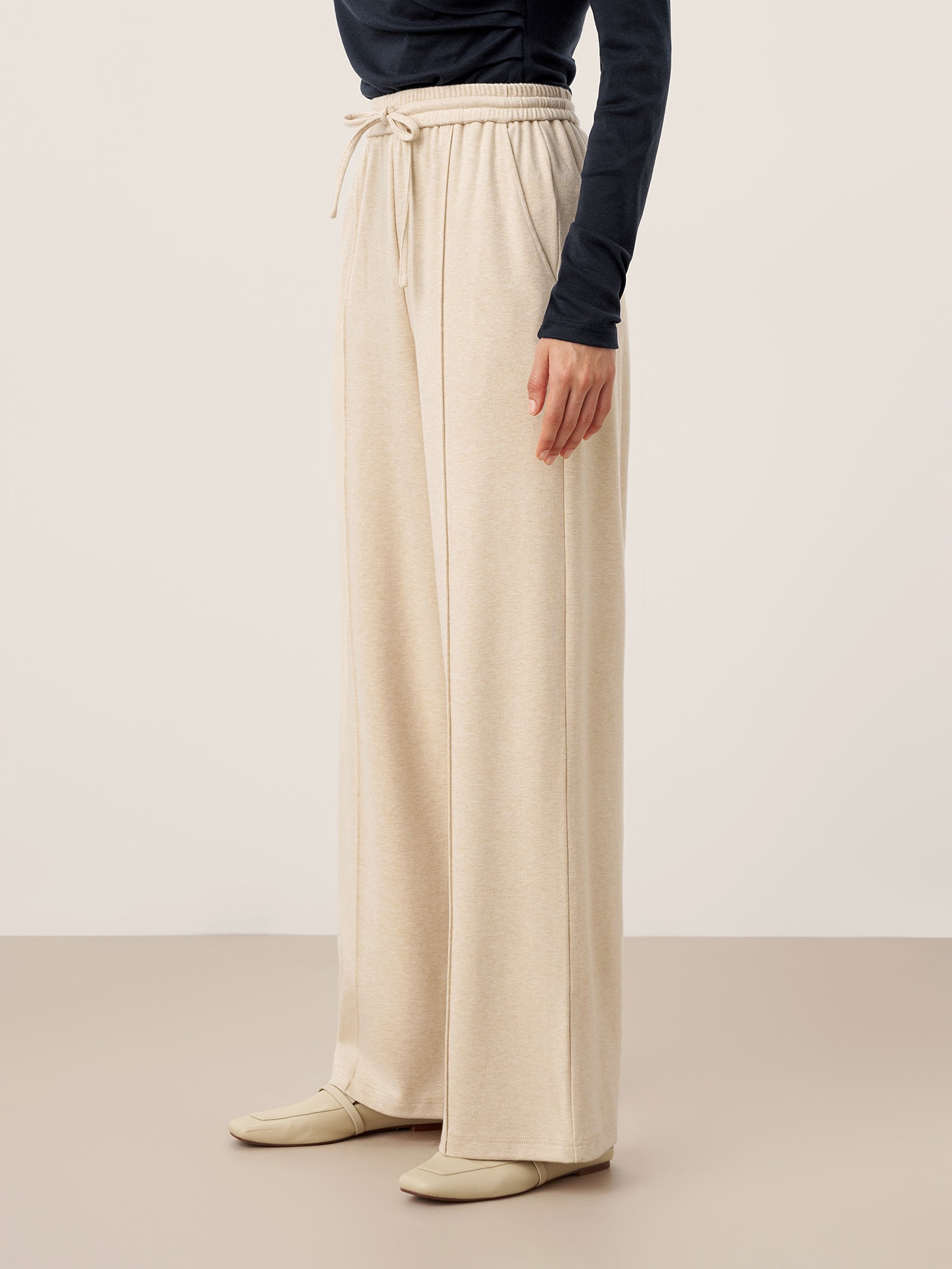 Camilla | Pantaloni Dritti in Lyocell con Pince