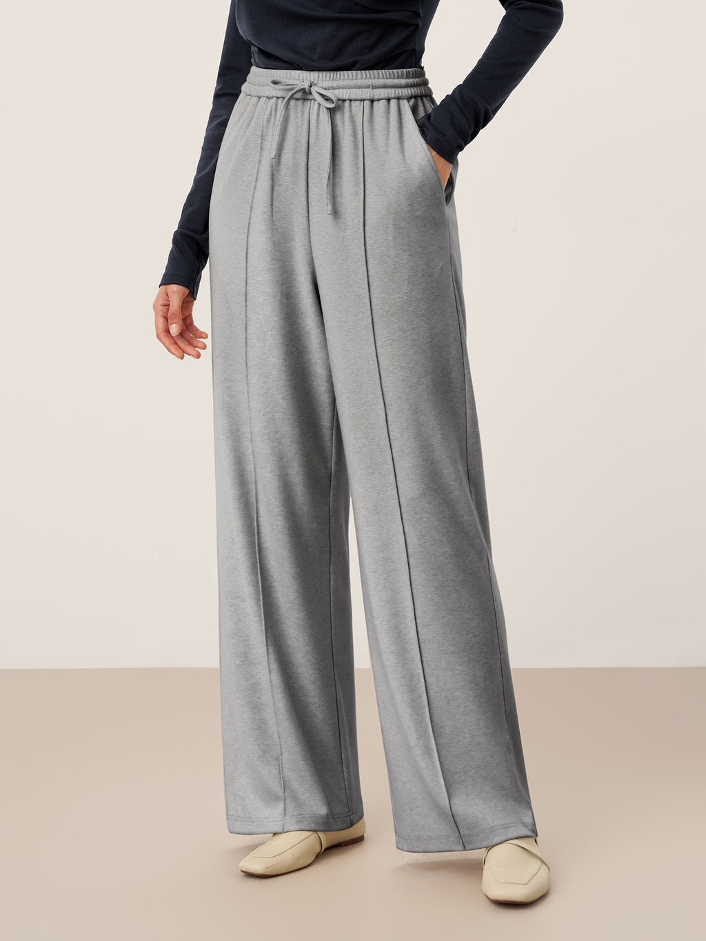 Camilla | Pantaloni Dritti in Lyocell con Pince