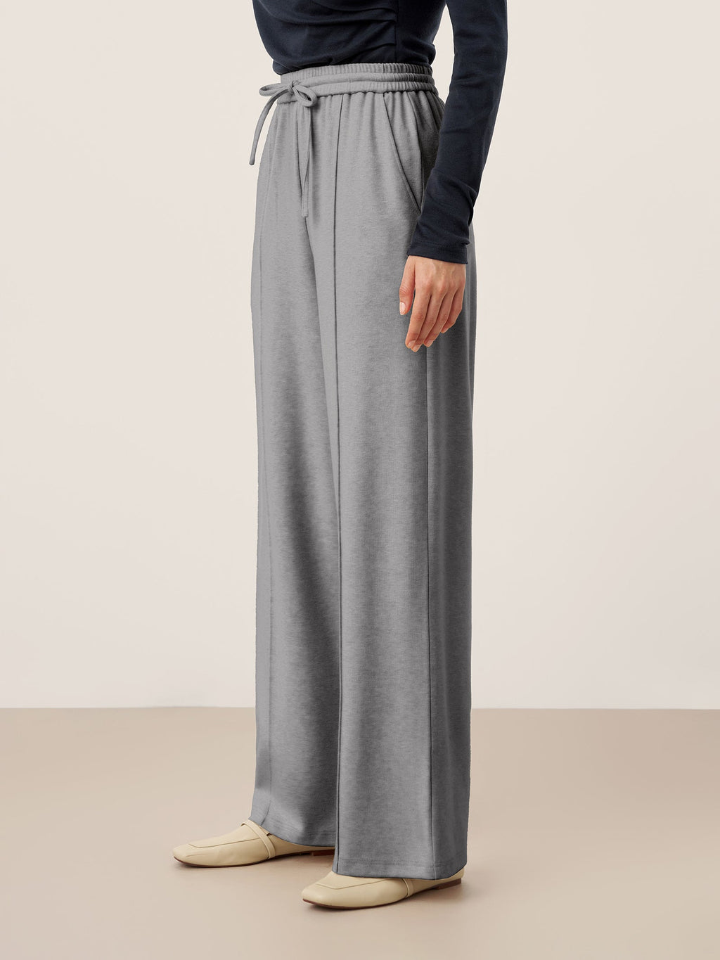 Camilla | Pantaloni Dritti in Lyocell con Pince