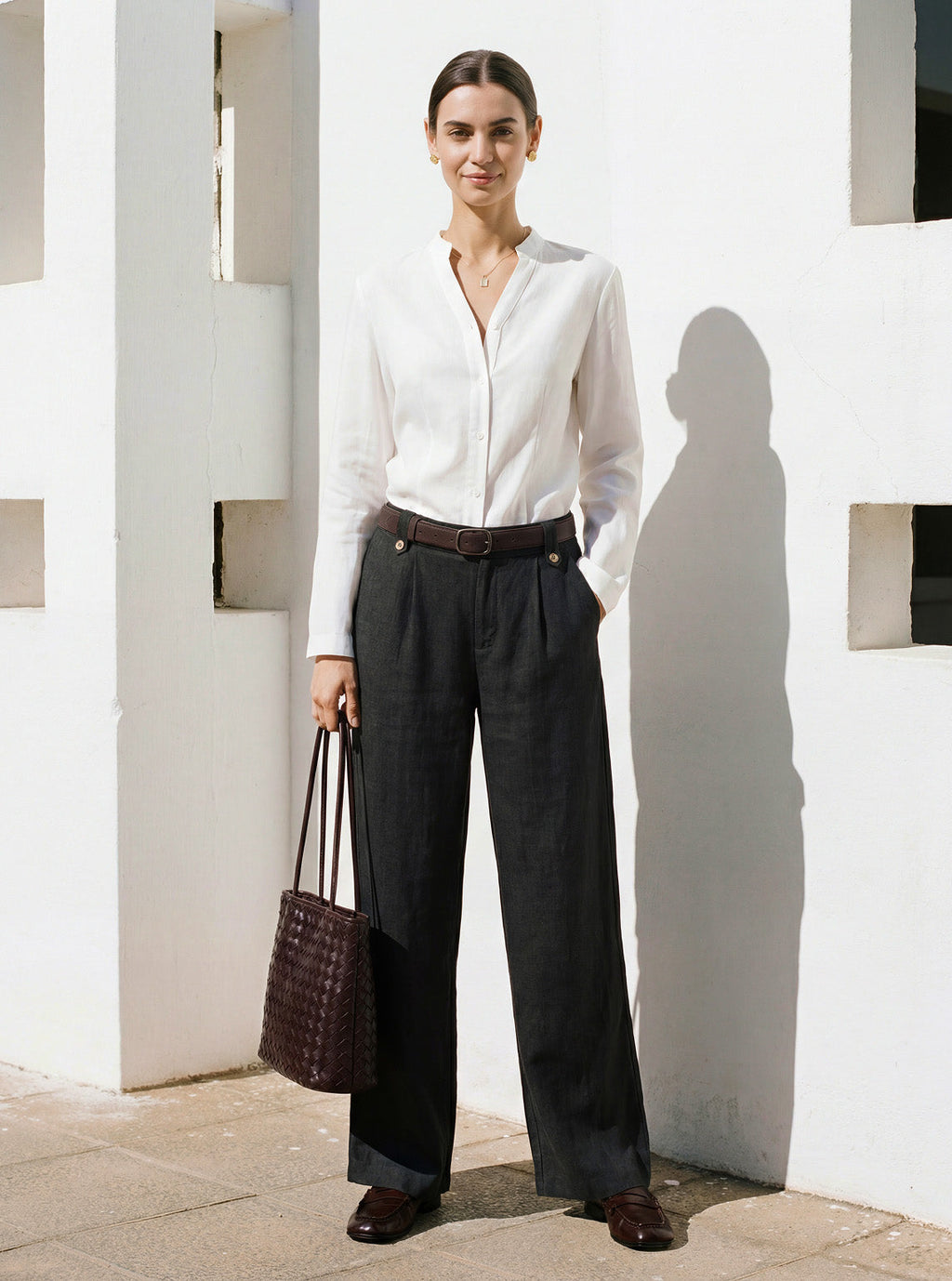 Isabella | Pantaloni Palazzo in Lino e Lyocell