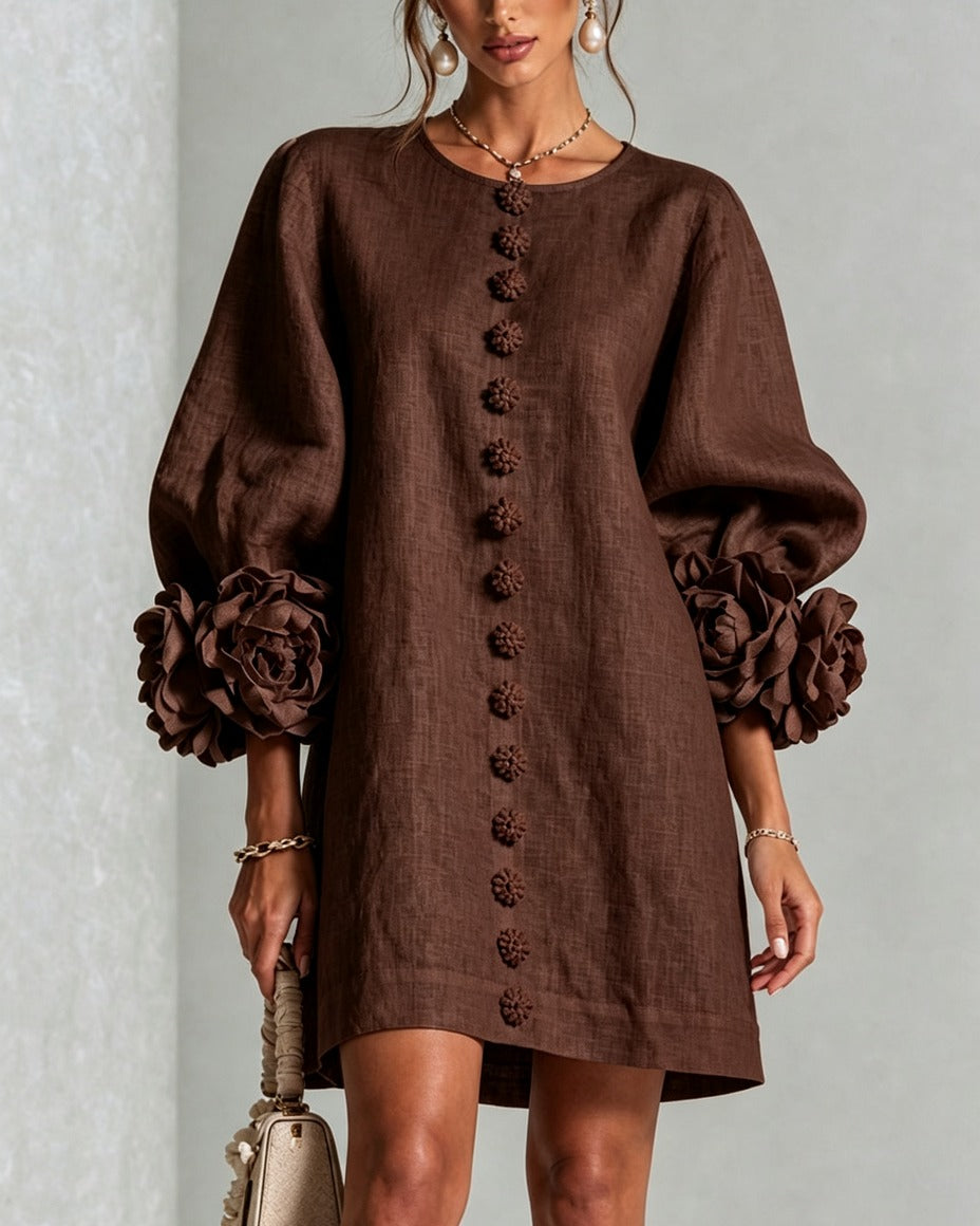 Adriana abito mini Marrone