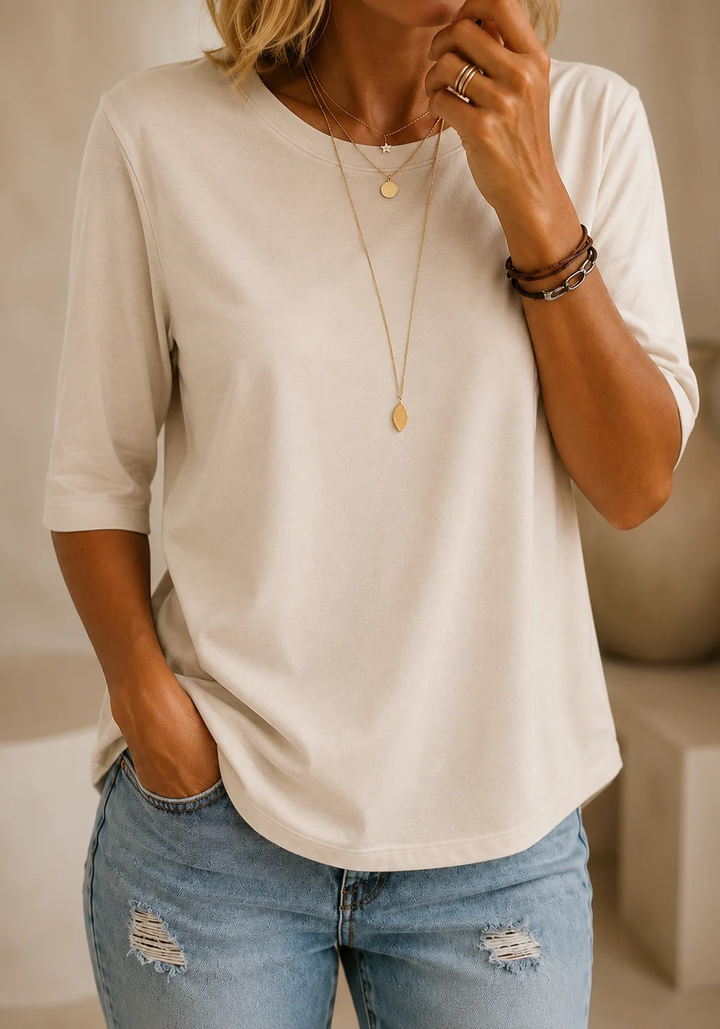 Harper | Maglia Comoda a Mezza Manica