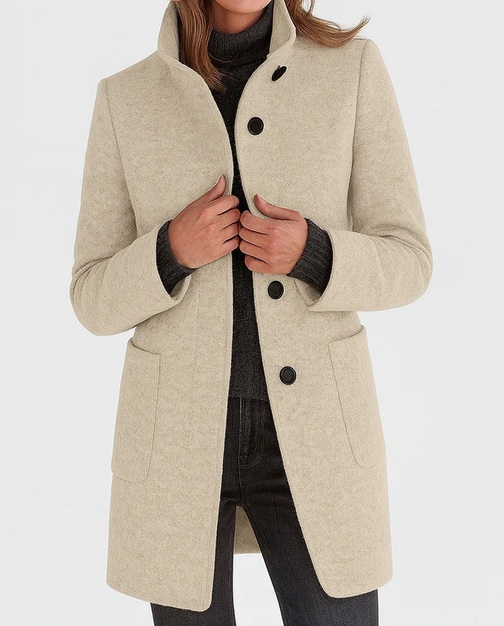Cappotto midi Eleonora, colore beige
