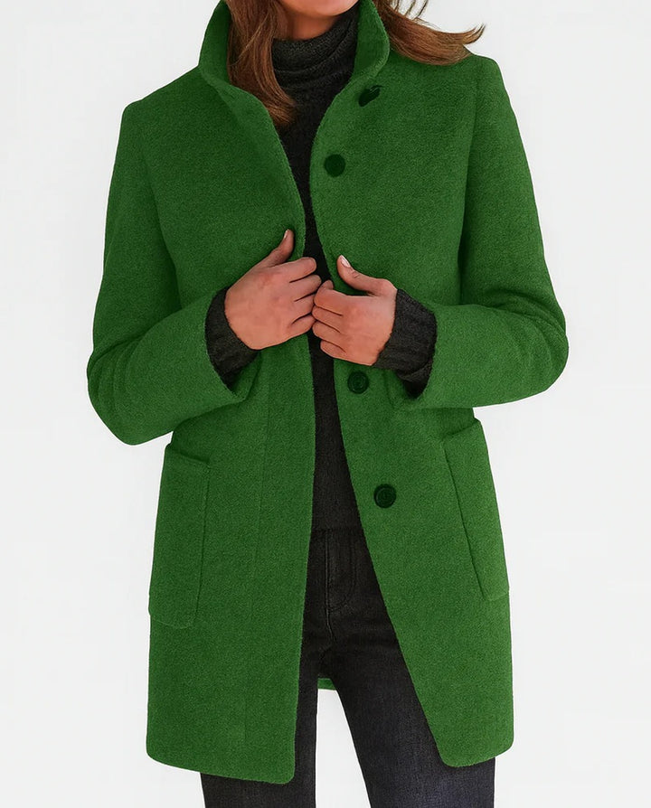 Cappotto midi Eleonora, colore verde
