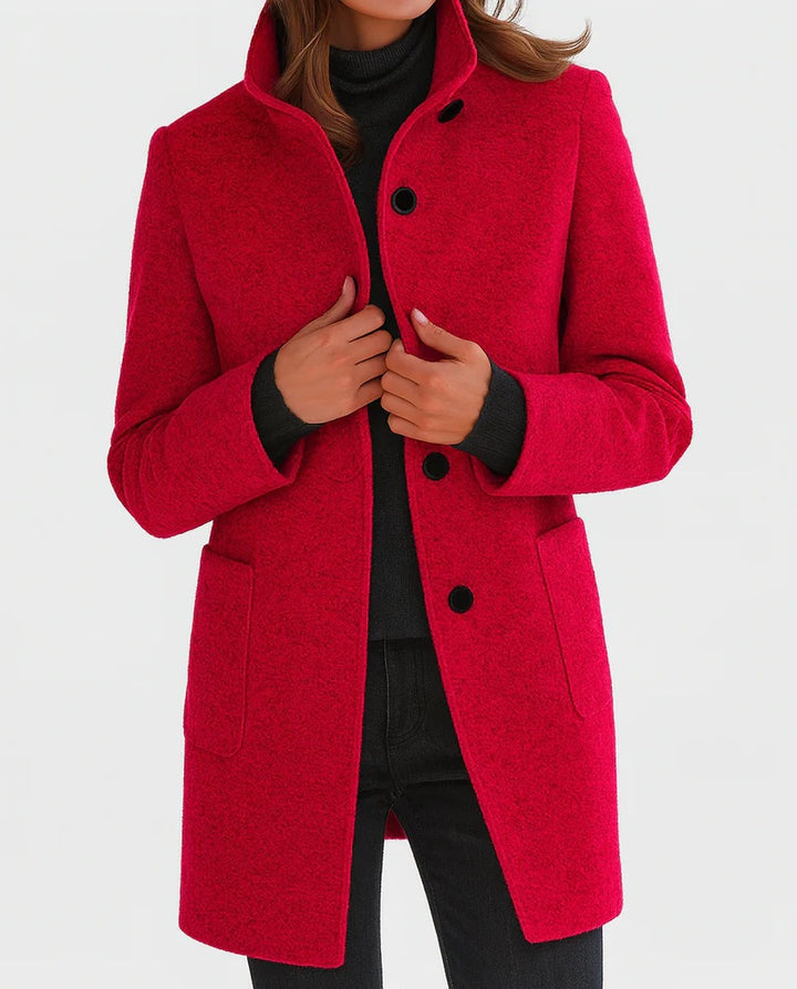 Cappotto midi Eleonora, colore rosso
