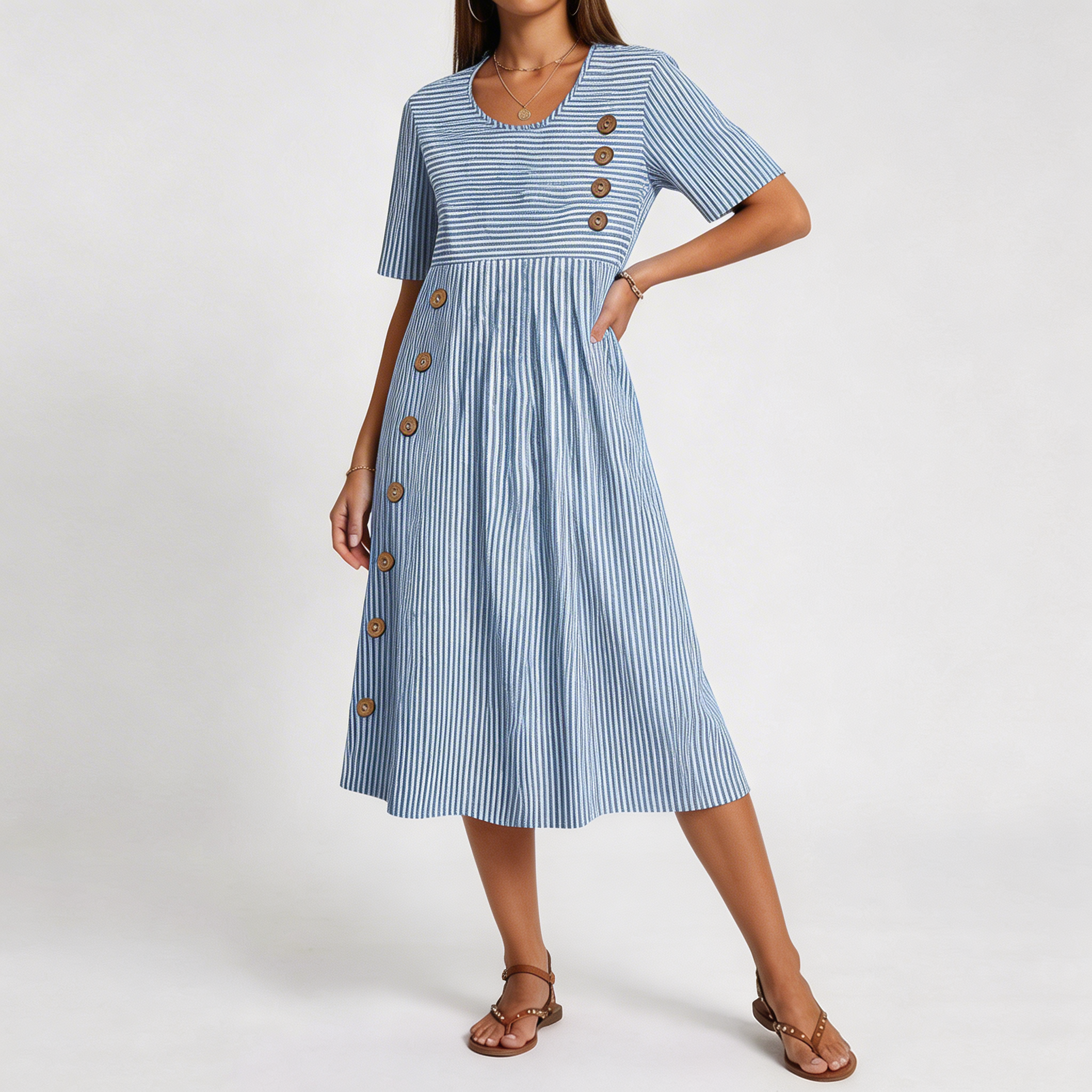 Sophia | Abito Midi Comfort Traspirante
