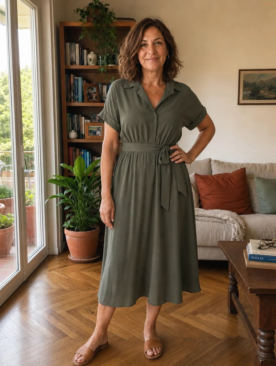 Abito Camicia Midi