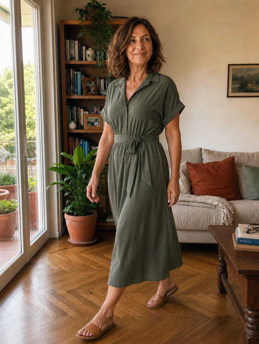 Abito Camicia Midi