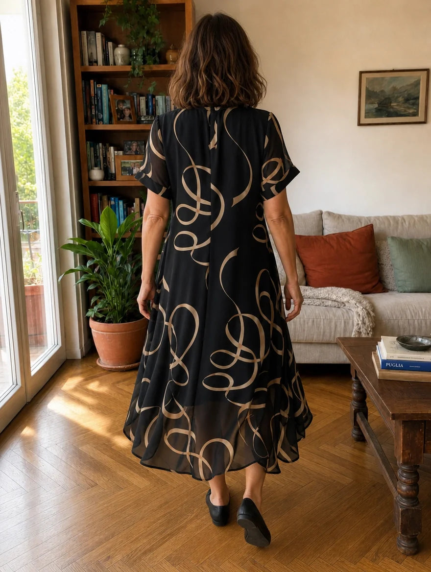 Eleonora | Abito Maxi Stampa