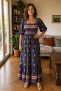 Ginevra | Abito Maxi Floreale