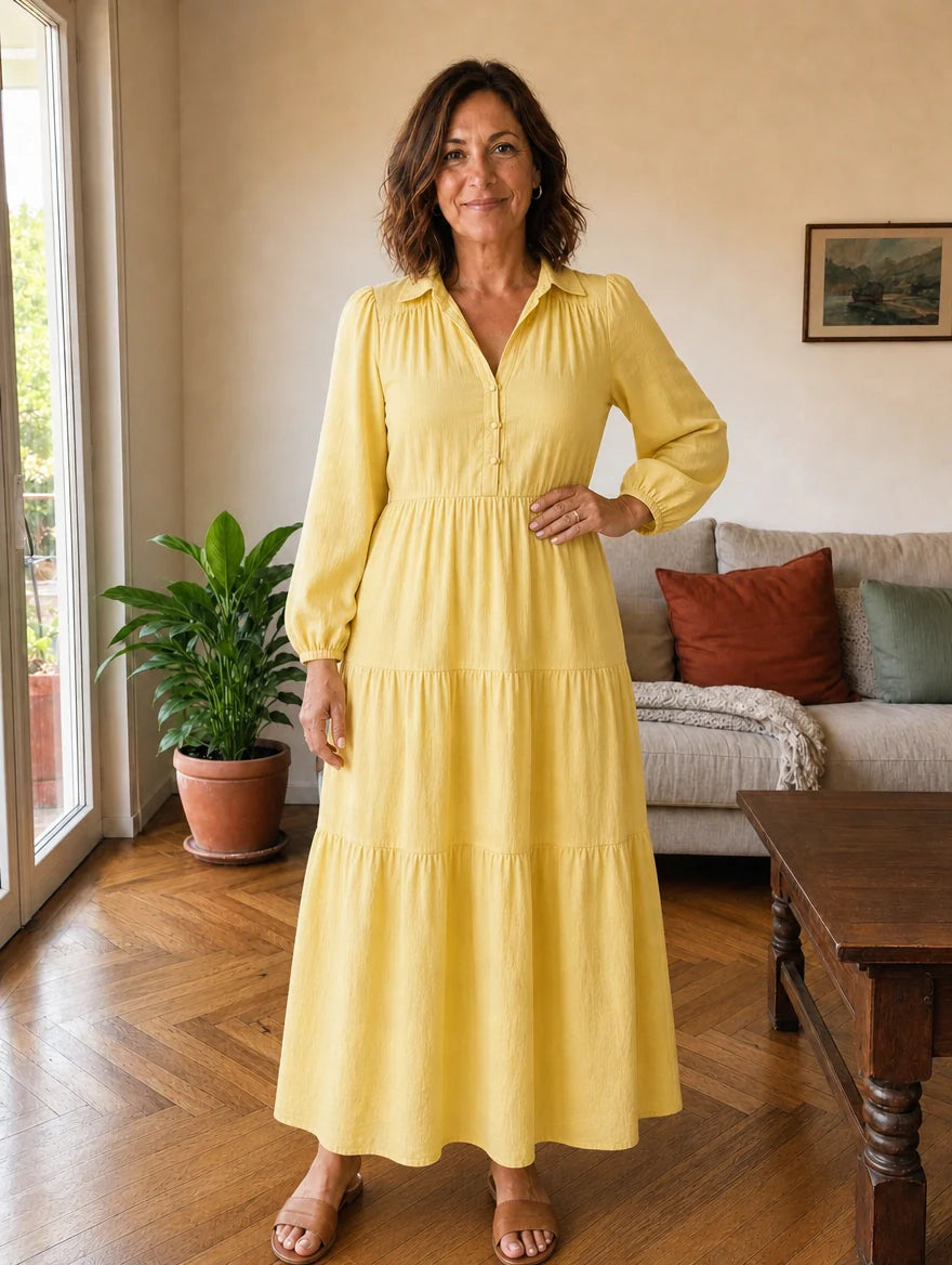 Abito Elegante a Balze