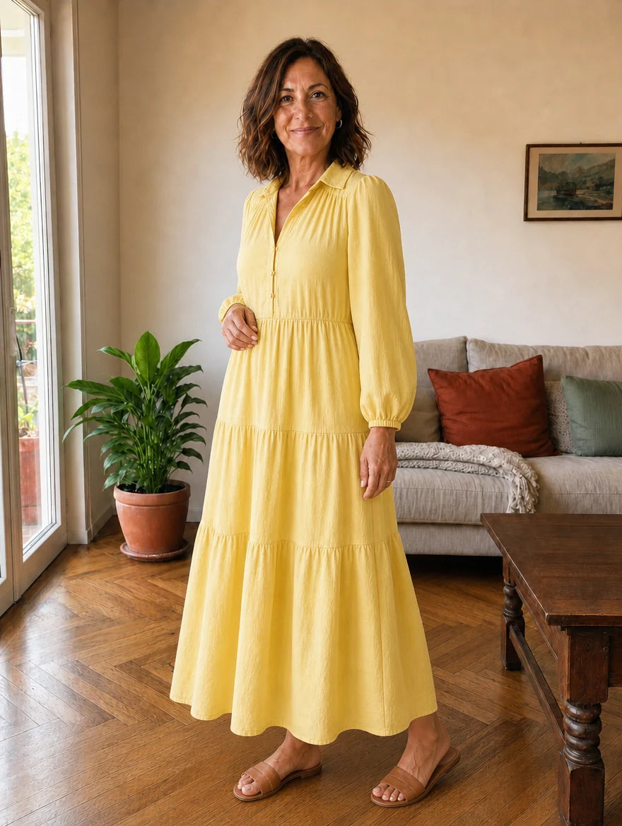 Abito Elegante a Balze