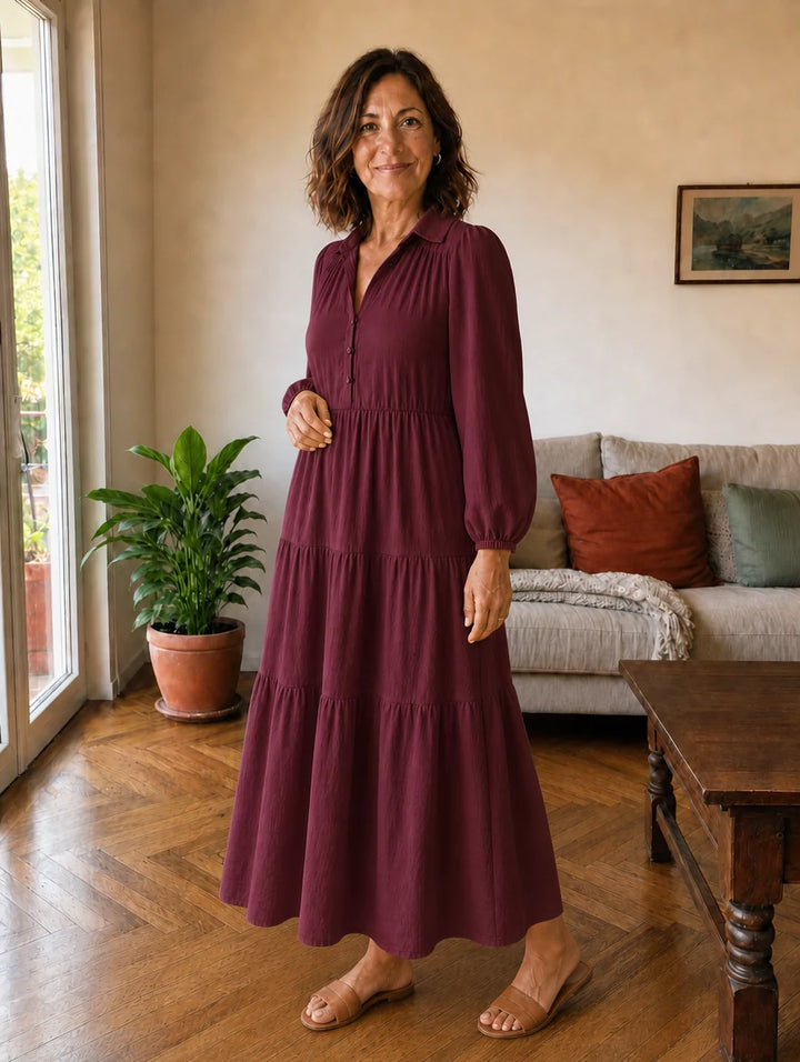 Abito Elegante a Balze