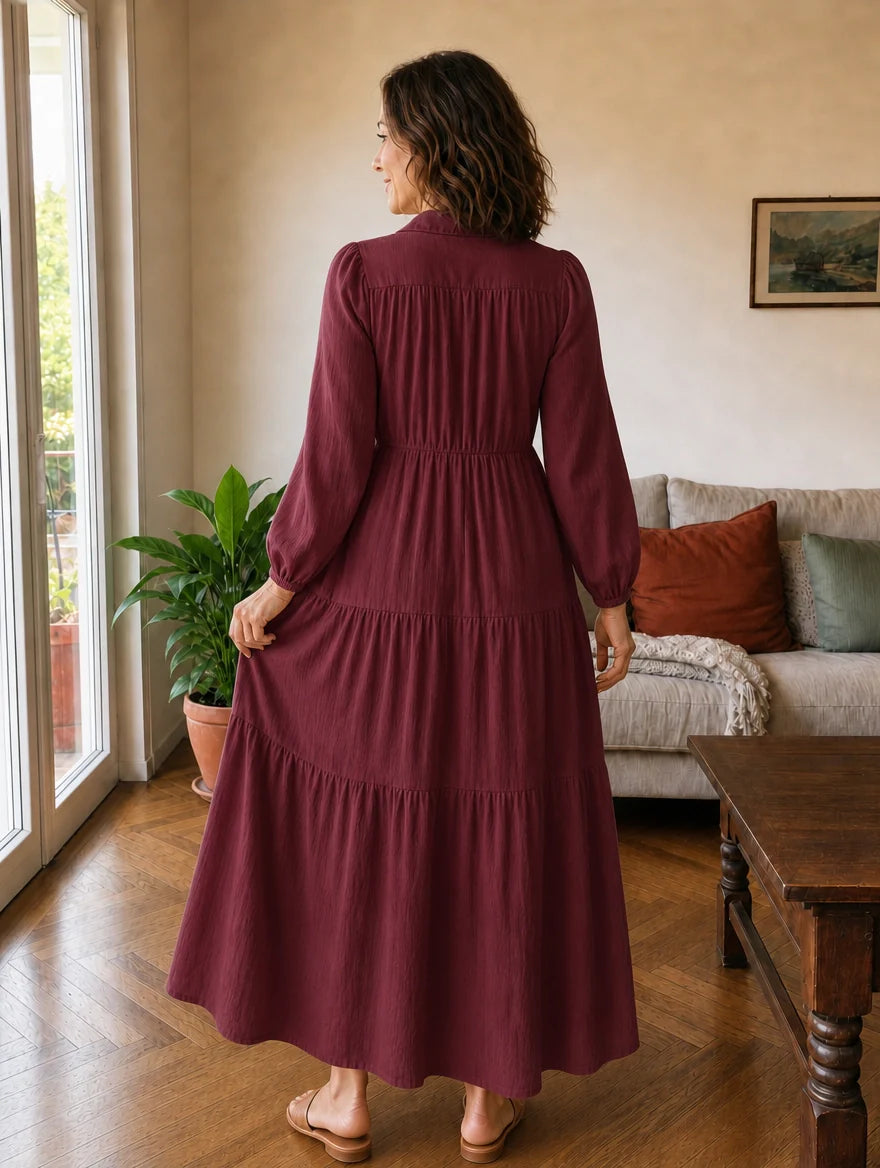 Abito Elegante a Balze