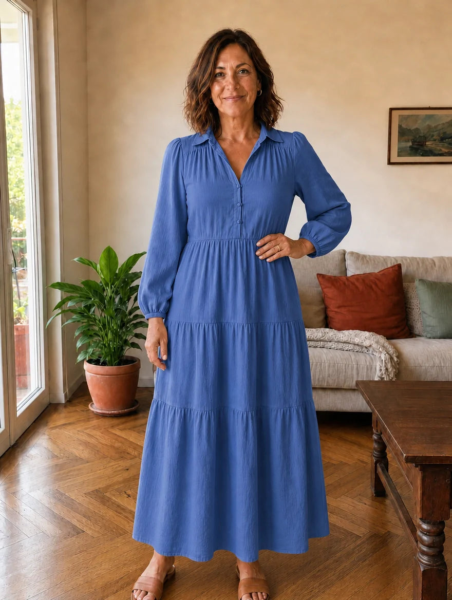 Abito Elegante a Balze