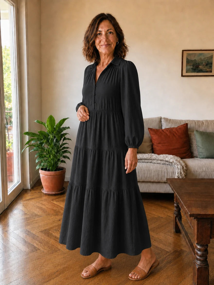Abito Elegante a Balze