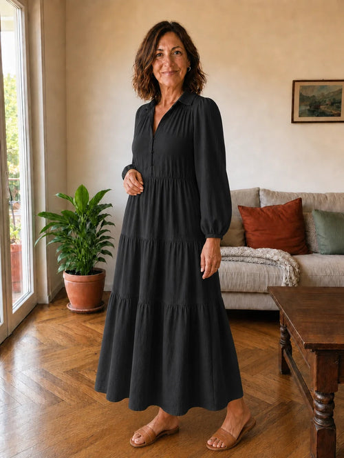 Abito Elegante a Balze