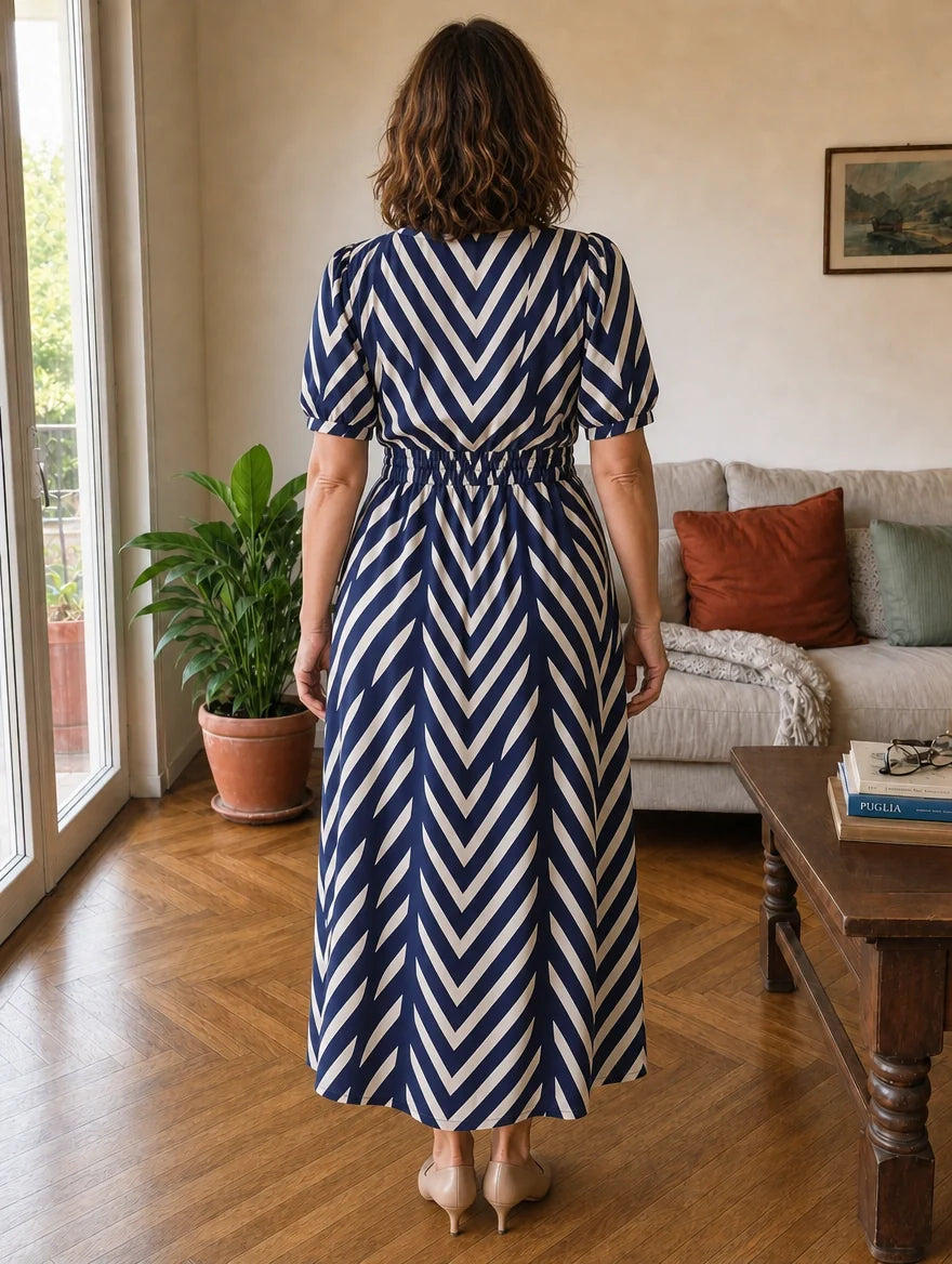 Aurora | Abito Midi Svasato Elegante