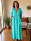 Alessia | Abito Maxi in Mussola