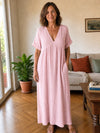Alessia | Abito Maxi in Mussola