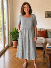 Stella | Abito Midi a Righe