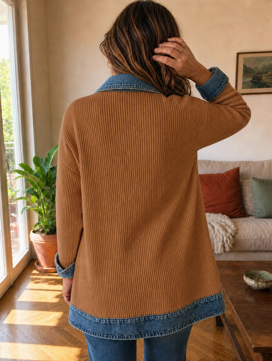 Alessia | Giacca Lunga in Maglia