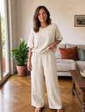 Matilde | Completo Ricamato in Lino