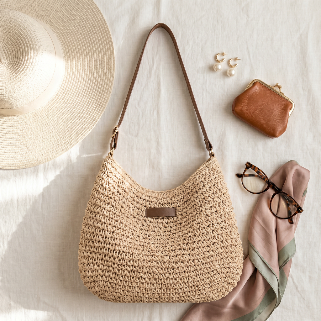 Simona | Borsa Intrecciata Elegante