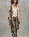 Lidia | Completo Tre Pezzi con Pantaloni Palazzo