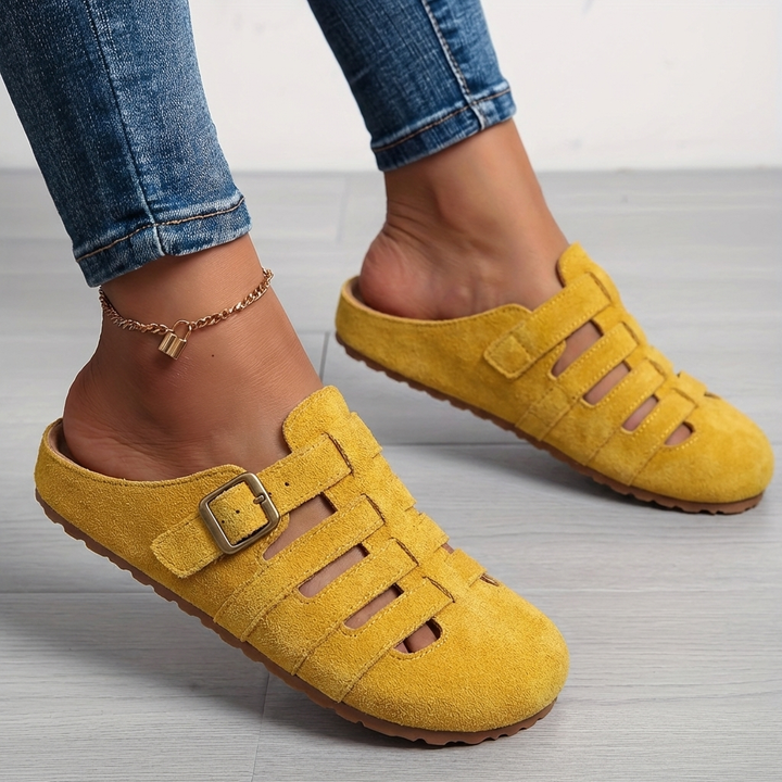 Clara mules giallo