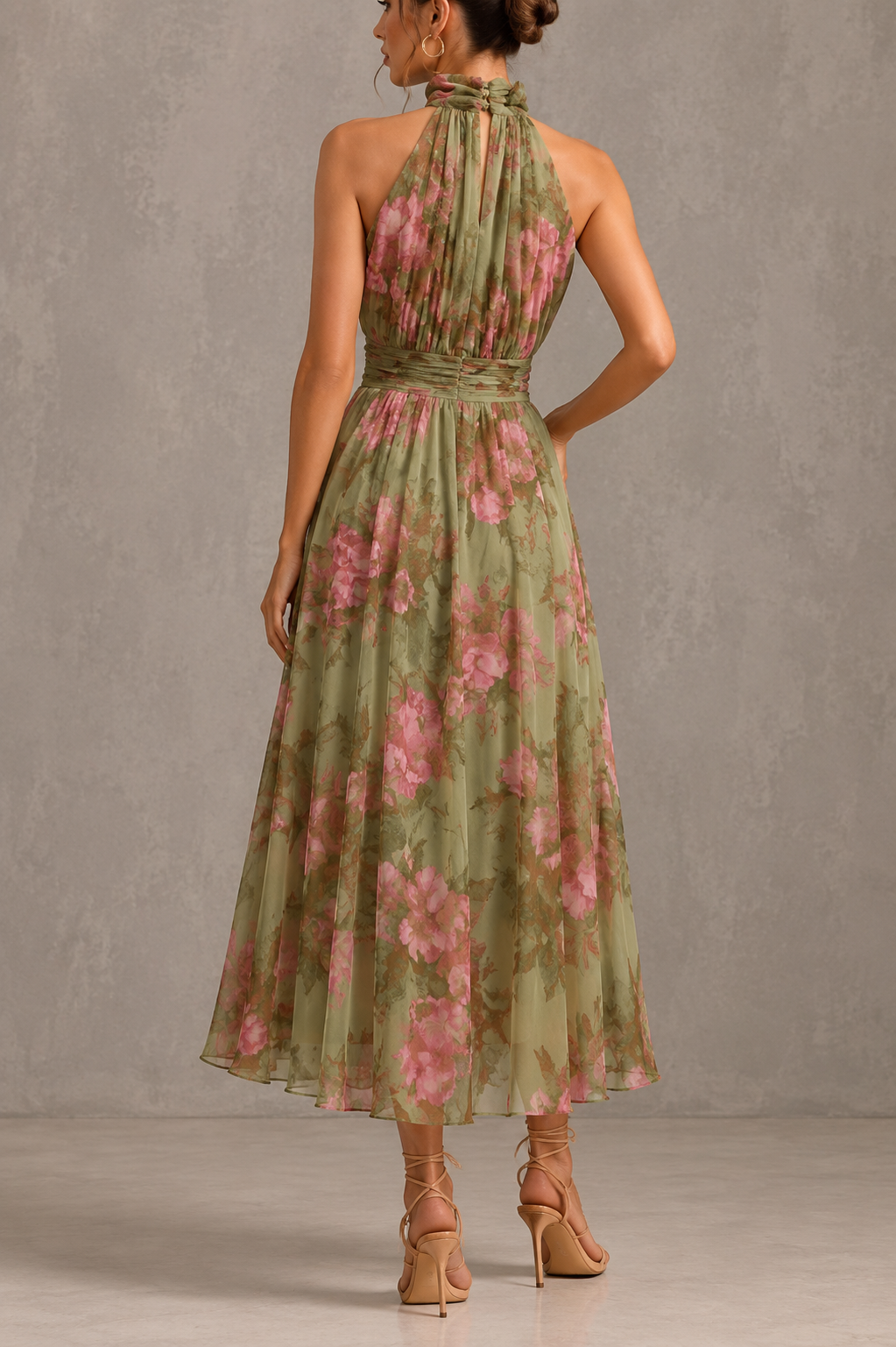 Livia - Elegante Abito Maxy con Scollo Halter